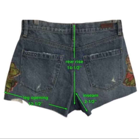 NWT Anthropologie BLANKNYC Barrow Jean Short Sz 26 - Picture 11 of 11